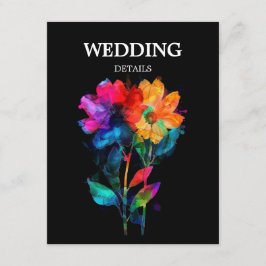 🌈 LGBTQ Wedding DETAILS Petals & Pride  エンクロージャーカード