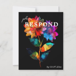 🌈 LGBTQ With dietary choice  Petals & Pride  出欠カード