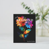 🌈 LGBTQ With dietary choice  Petals & Pride  出欠カード (スタンド正面)