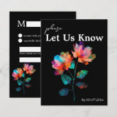 🌈 LGBTQ With song request  Petals & Pride  出欠カード (正面/裏面)