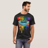 LGBTQ Wrestling Fans Tシャツ (正面フル)