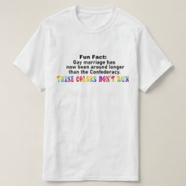 LGBTQA+カラーがバージョ走ン1ではない Tシャツ