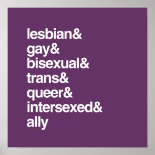LGBTQIリスト ポスター