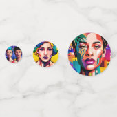 LGBTQI顔 コンフェッティ (裏面)