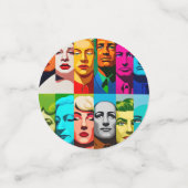 LGBTQI顔 コンフェッティ (スモール正面)