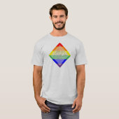 LGBTQIAアリティー（男性用） Tシャツ (正面フル)
