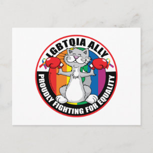 LGBTQIAアリー猫 ポストカード