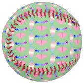 LGBTQIAトランスジェンダープライド毛虫へ蝶 ソフトボール (正面左)