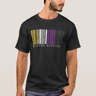 LGBTQIAプライドレズビアンゲイバイセクシュアル同性愛者無性 Tシャツ