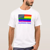 LGBTQIAプライドUSA Tシャツ (正面)