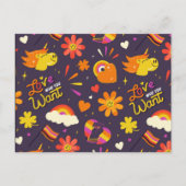 LGBTQIAポストカードが欲しい人を愛する ポストカード (正面)