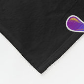 LGBTQIAレインボープライドきのこ型 フリースブランケット (角)