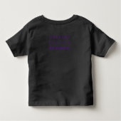 LGBTQIAレインボー認識度リボンエンジェルシャツ トドラーTシャツ (裏面)