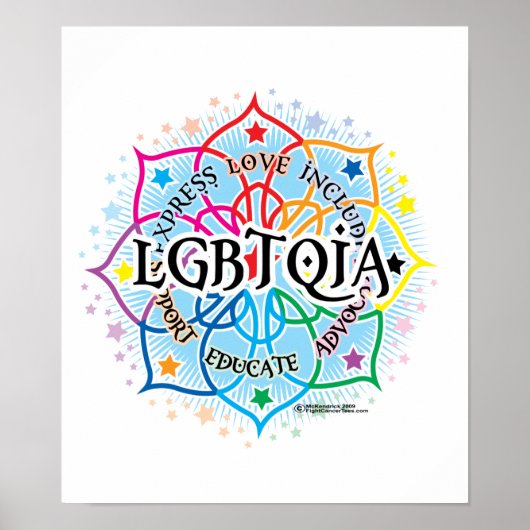 LGBTQIAロータス ポスター (正面)
