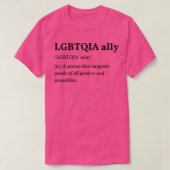 LGBTQIA同盟定義2 Tシャツ (デザイン正面)