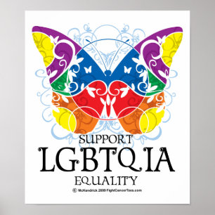 LGBTQIA蝶 ポスター