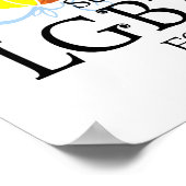 LGBTQIA蝶 ポスター (角)