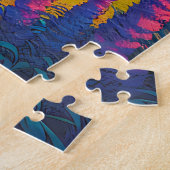 LGBTQIA+アニメガールレズビアンプライド ジグソーパズル (側面)