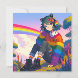 LGBTQIA+ アニメ女子 レズビアンプライド
