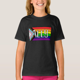 LGBTQIA+ アライ | レインボーフラッグ Tシャツ
