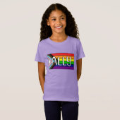LGBTQIA+ アライ | レインボーフラッグ Tシャツ (正面フル)
