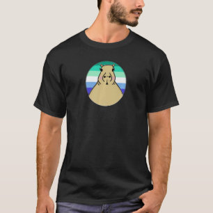 Lgbtqia+キャピバラインゲイメンズプライドレインボーサークル Tシャツ