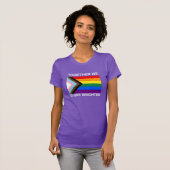 LGBTQIA+ フラッグ 一緒に輝こう Tシャツ (正面フル)