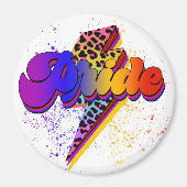 LGBTQIA+プライドサポート認識度 マグネット (正面)