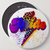 LGBTQIA+プライドサポート認識度 缶バッジ (正面&裏面)