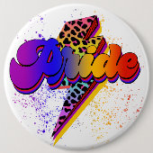 LGBTQIA+プライドサポート認識度 缶バッジ (正面)