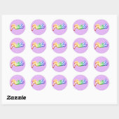 LGBTQIA+プライドシール ラウンドシール (シート)