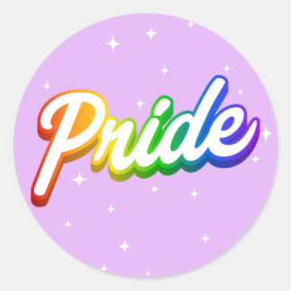 LGBTQIA+プライドシール ラウンドシール