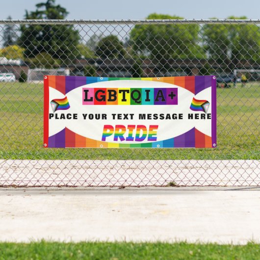 LGBTQIA+ プライドパレードと壁のカスタマイズ 横断幕 (インサイチュ)