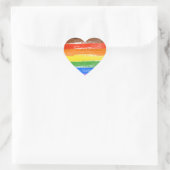 LGBTQIA+ プライドペイント ハートシール (バッグ)