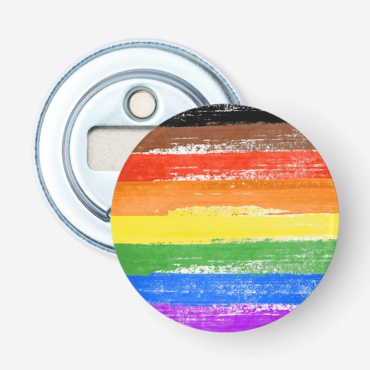 LGBTQIA+ プライドペイント 栓抜き (正面)