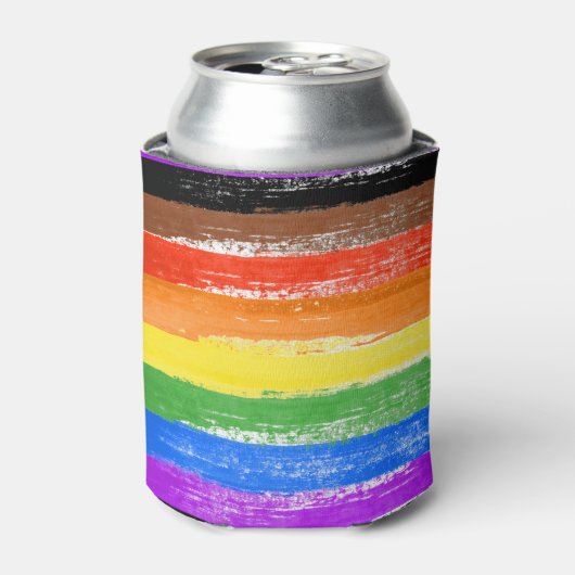LGBTQIA+ プライドペイント 缶クーラー (缶正面)