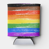 LGBTQIA+ プライドペイント 缶クーラー (正面)