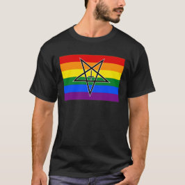 LGBTQIA+プライドペンタグラム Tシャツ