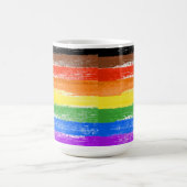LGBTQIA+プライド絵を描 コーヒーマグカップ (中央)