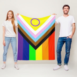 LGBTQIA+ プライド 進歩 ギフト ブランケット
