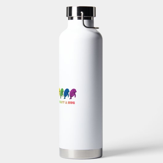 LGBTQIA+マナーテはハグを望む ウォーターボトル (左面)