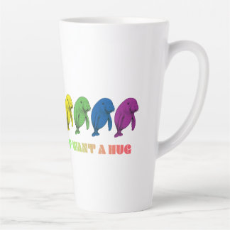 LGBTQIA+マナーテはハグを望む カフェラテマグ
