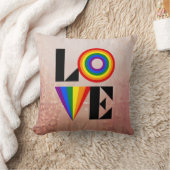 LGBTQIA+ラブスロークッション クッション (ブランケット)