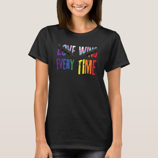 Lgbtqia+レインボーフラッグゲイPri Tシャツ (正面)