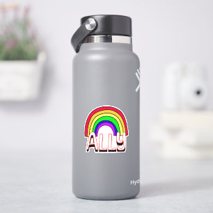 LGBTQIA+同盟 かわいいレインボーサポートプライド シール