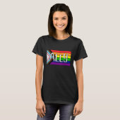 LGBTQIA+同盟 |レインボーフラグ Tシャツ (正面フル)