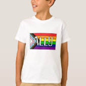 LGBTQIA+同盟 |レインボーフラグ Tシャツ (正面)