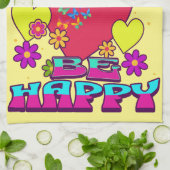 LGBTQIA+愛は愛である。幸せである キッチンタオル (折り畳み)