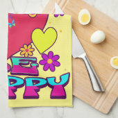 LGBTQIA+愛は愛である。幸せである キッチンタオル (四つ折り)