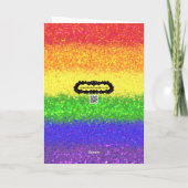 LGBTQIA+愛はOllieとの愛プライド（レインボー） カード (裏面)